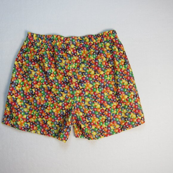 New. Men's M&M's Boxer Lightweight Poplin Lentil Print Multicolor Size XL - Picture 12 of 12